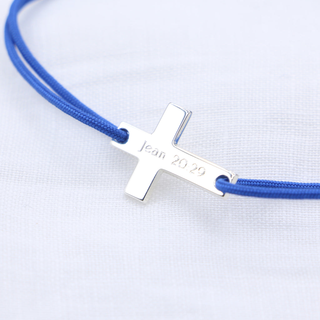 bracelet-garcon-croix-personnalise-argent-Jean-20-29-Evangile