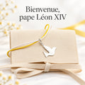 Bracelet Colombe cordon Argent 925 – Gravure prénom Confirmation