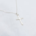 collier croix argent