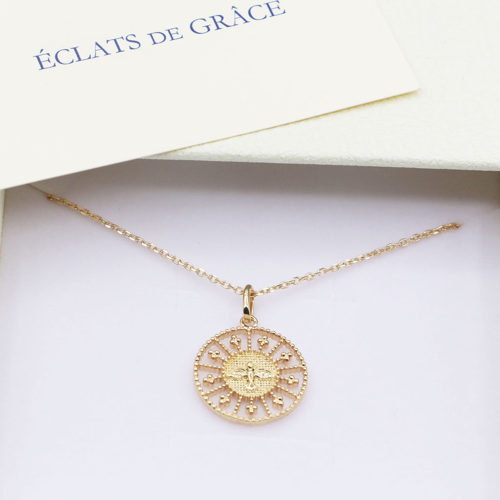 médaille confirmation  écrin bijou